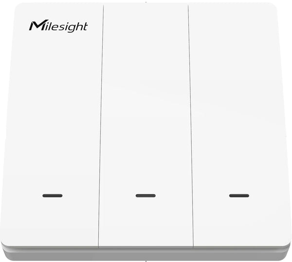 Milesight WS503 – LoRaWAN Smart Wall Switch (3-Gang)