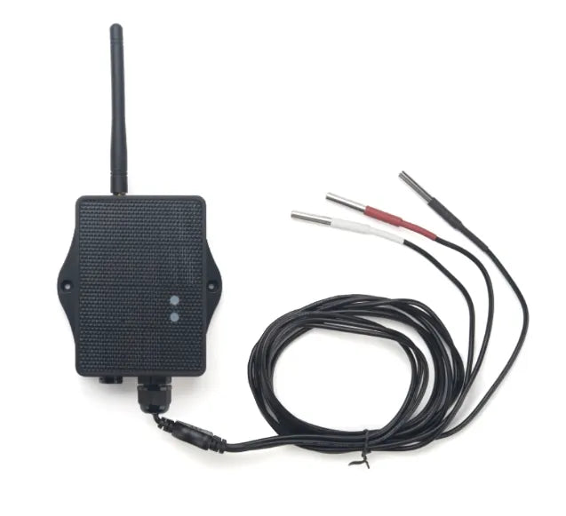 Dragino D23-LS – LoRaWAN Outdoor Temperature Sensor with 3 Probes (Solar Powered)