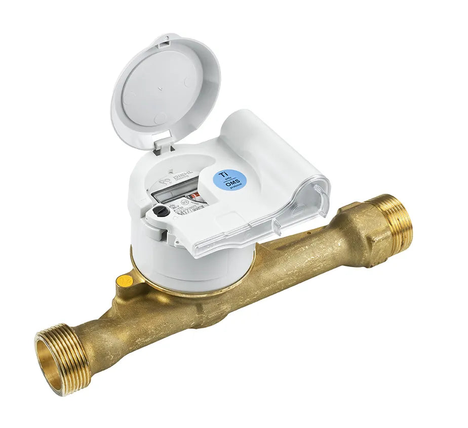 Diehl AURIGA DN25 Water Meter, brass body, with LoRaWAN module (EU868)