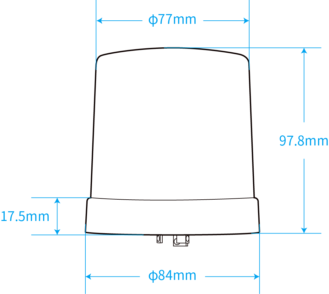 LC-1000 LoRaWAN® Lamp Controller with NEMA socket for outdoor smart lighting
