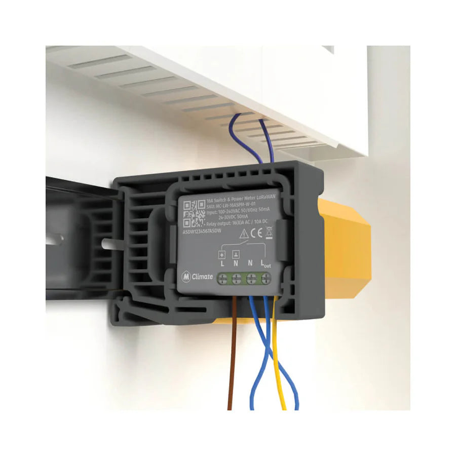 MClimate 16A Dry Switch LoRaWAN (16ADS) – Smart Relay
