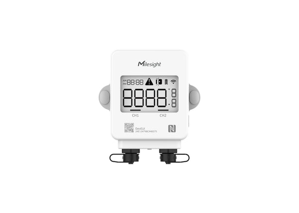 Milesight TS302 LoRaWAN 2-Probe Temperature Sensor with LCD Display (EU868) – Probes Not Included