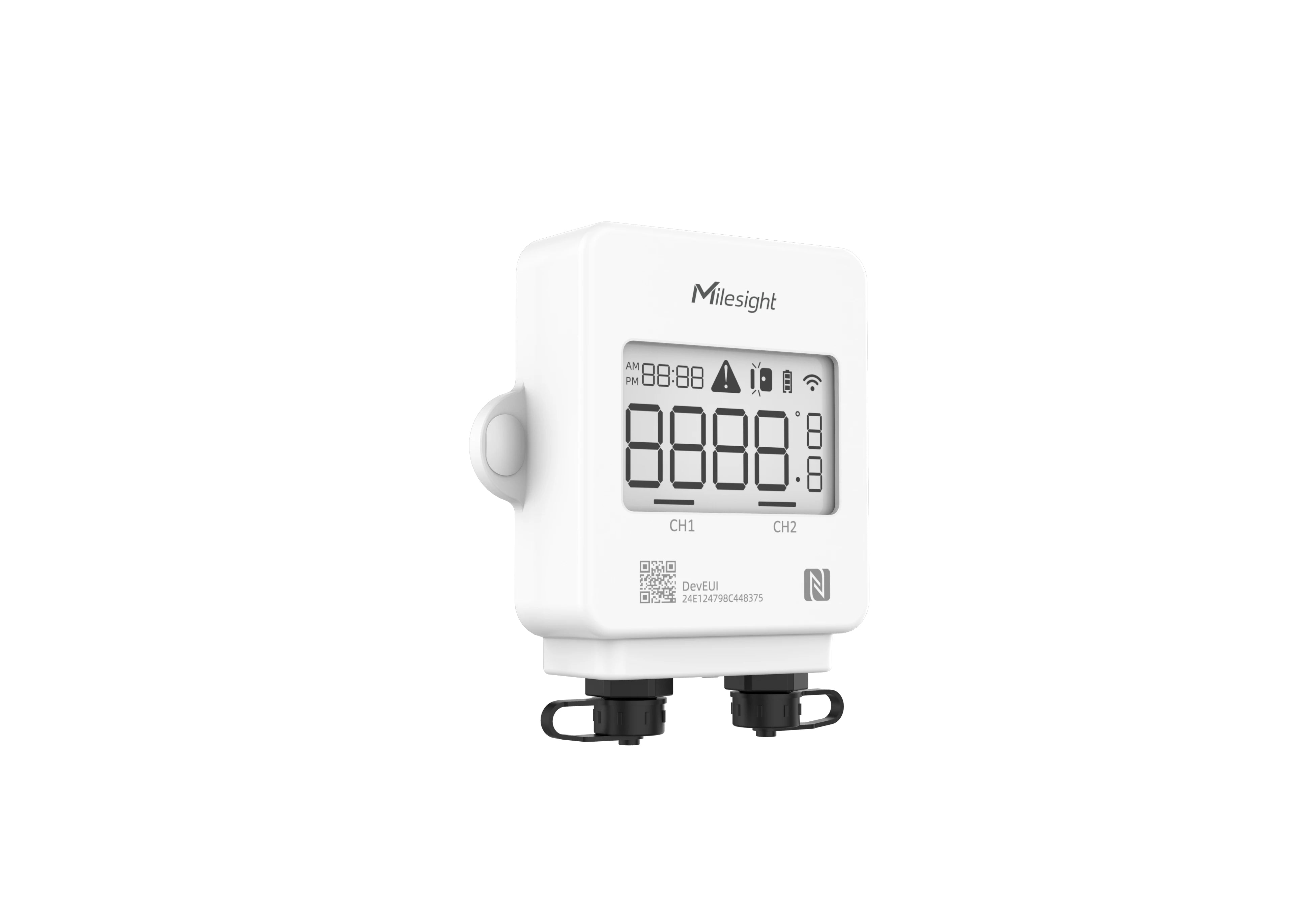 Milesight TS302 LoRaWAN 2-Probe Temperature Sensor with LCD Display (EU868) – Probes Not Included