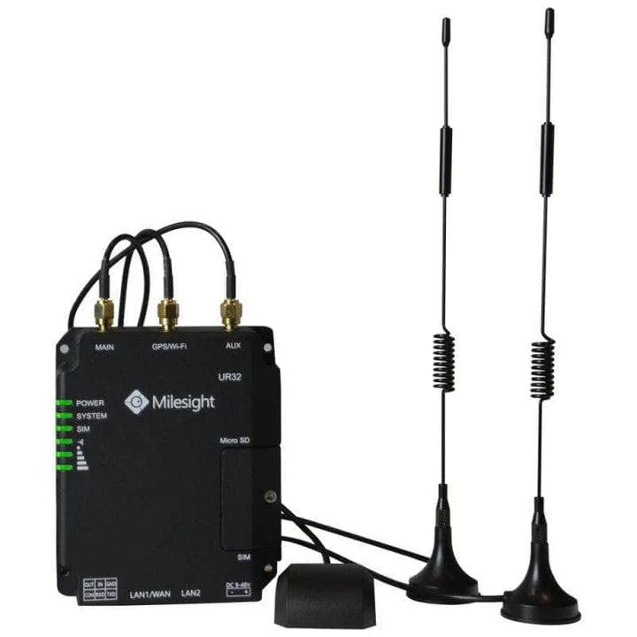 Milesight UR32 – Industrial 4G LTE Cellular Router for IoT & M2M Applications