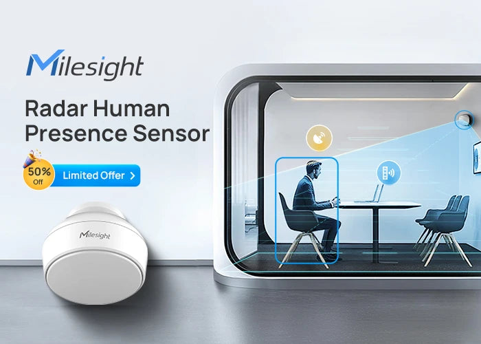 Milesight VS370 LoRaWAN® Radar Human Presence Sensor – EU868