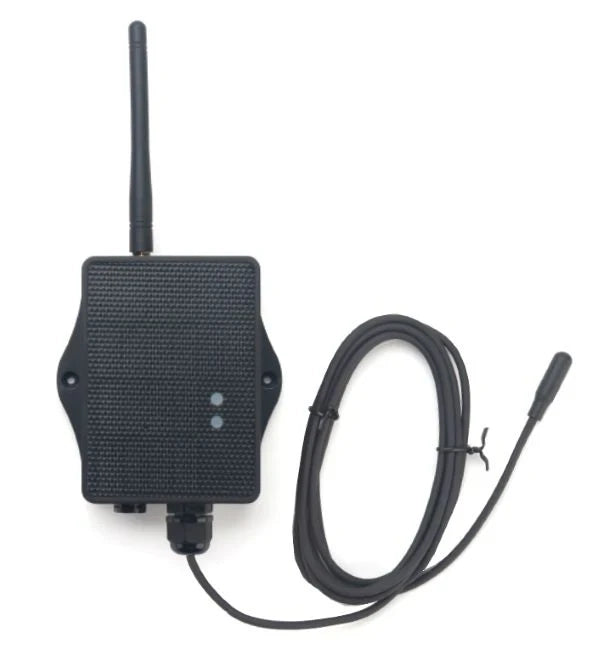 Dragino D20S-LS LoRaWAN Outdoor PT100 Temperature Sensor with Mini Solar Panel & Probe (EU868)
