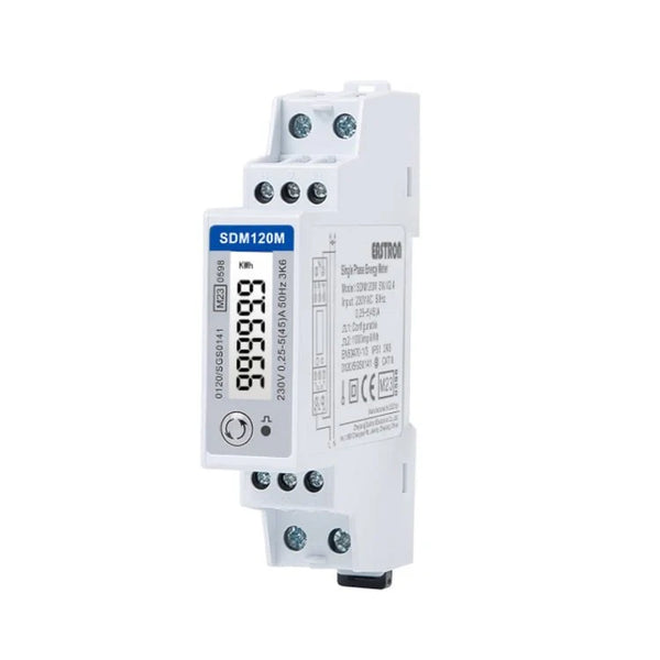 Eastron SDM120-Modbus-MID – Single Phase 45A Energy Meter with RS485 Modbus