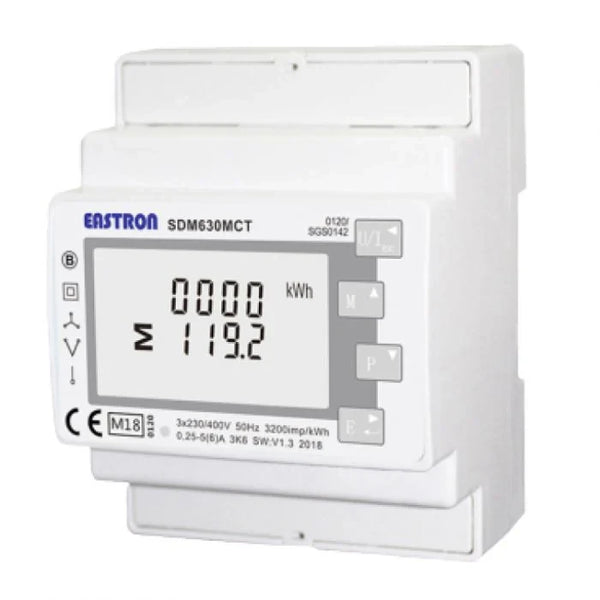 Eastron SDM630MCT LoRaWAN MID Smart Electricity Meter (EU868)