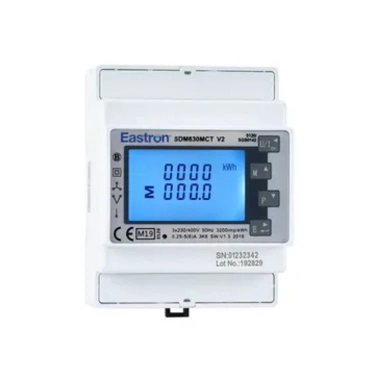 Eastron SDM630MCT LoRaWAN MID Smart Electricity Meter (EU868)