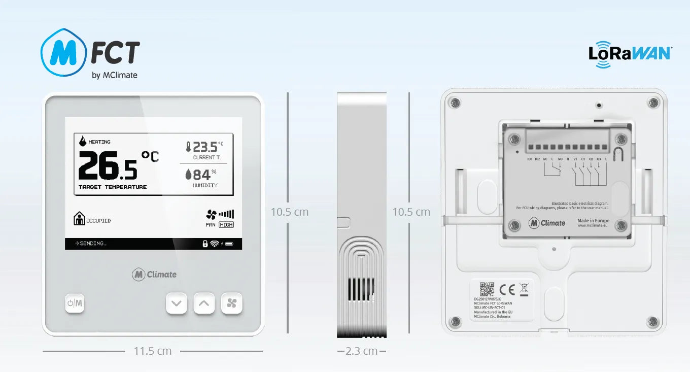 MClimate Fan Coil Thermostat LoRaWAN (EU868)