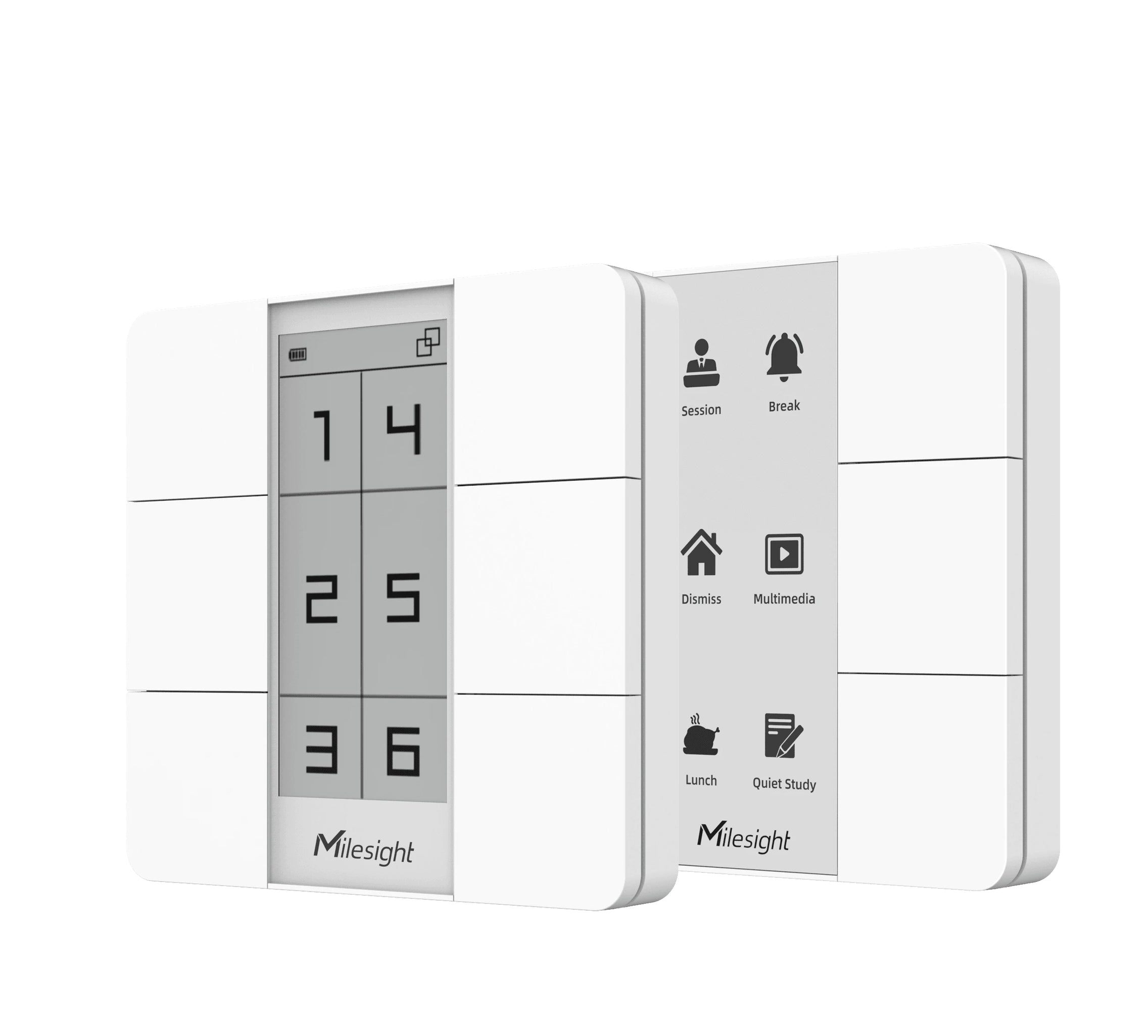 Milesight WS156 LoRaWAN Smart Scene Panel with E-Ink Display – Advanced Wireless Control (EU868)