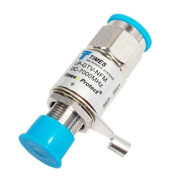 Times-Protect LP-GTV-NFM Lightning Protector – N-Female to N-Male Surge Protection for RF Systems
