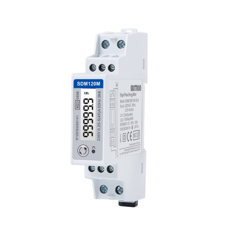 Eastron SDM120CT Series Single Phase 5A CT Operated Electricity Meter with Serial Communication