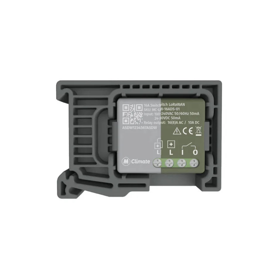 MClimate 16A Dry Switch LoRaWAN (16ADS) – Smart Relay