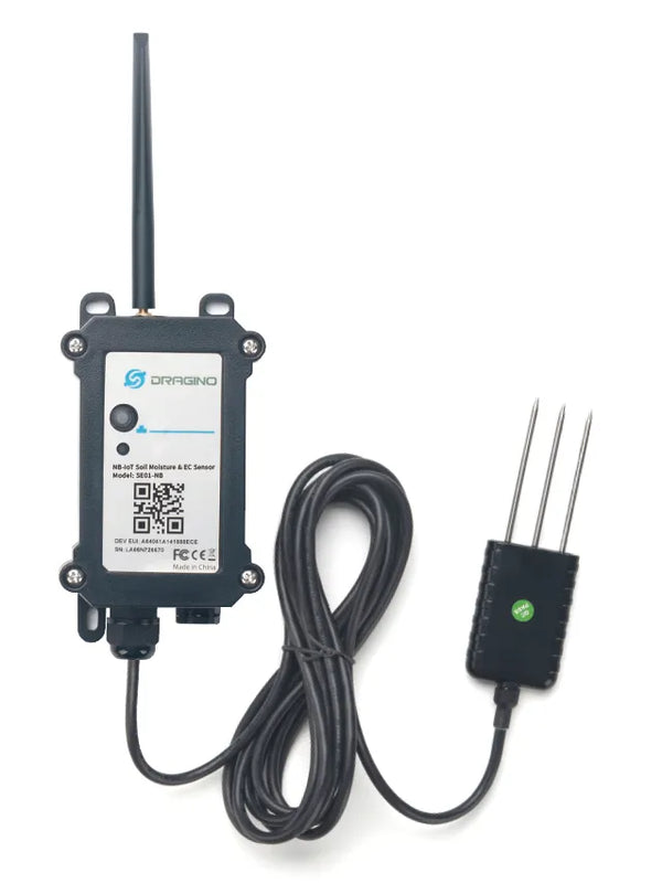 Dragino SE01-NB – NB-IoT Soil Moisture, Temperature & EC Sensor