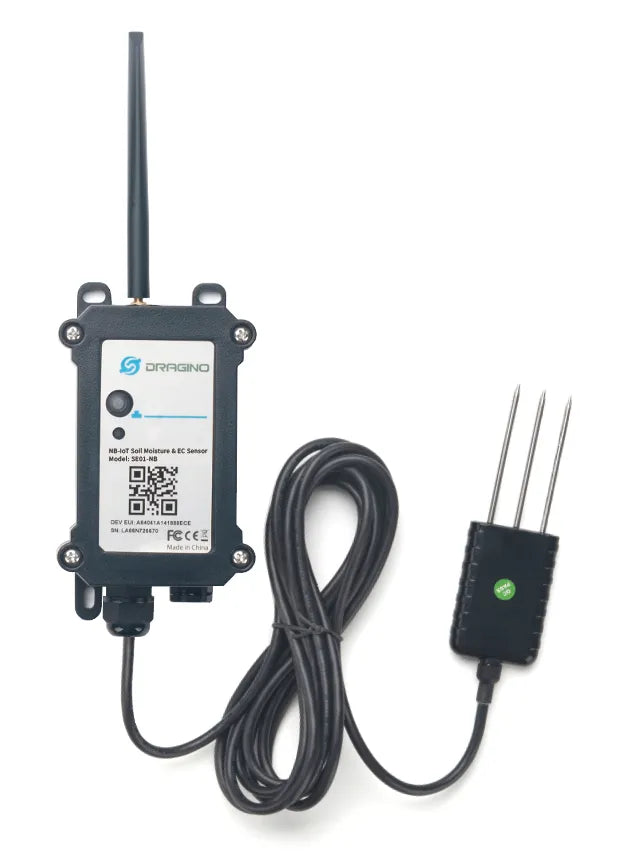 Dragino SE01-NB – NB-IoT Soil Moisture, Temperature & EC Sensor