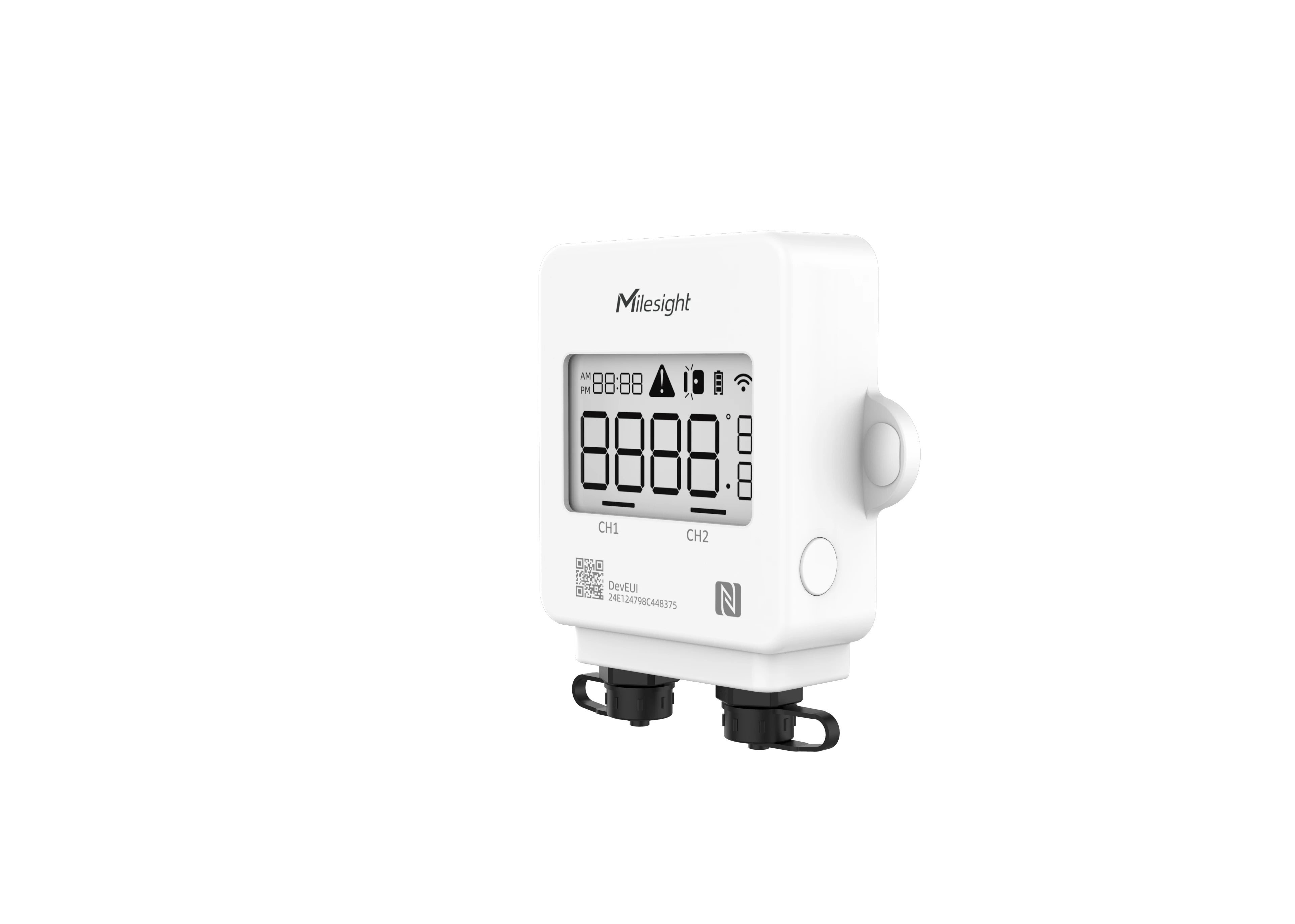 Milesight TS302 LoRaWAN 2-Probe Temperature Sensor with LCD Display (EU868) – Probes Not Included