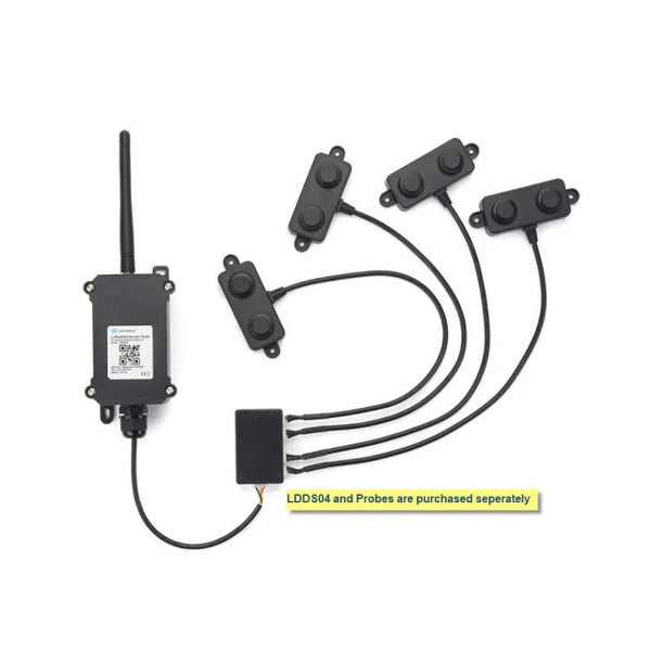 Dragino LDDS04 LoRaWAN 4-Channels Ultrasonic Distance Detection Sensor (EU868)