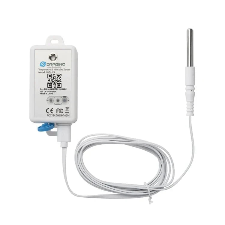 Dragino LHT65N-TH LoRaWAN Temperature & Humidity Sensor (EU868) – Long-Range Environmental Monitoring with Extended Battery Life
