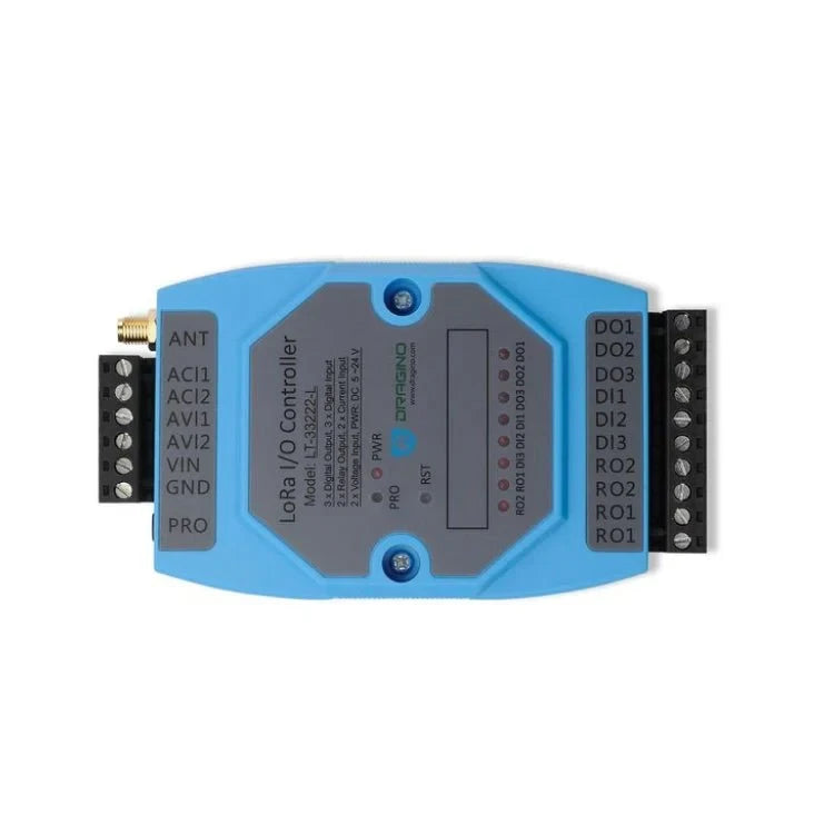 Dragino LT-22222-L LoRaWAN I/O Controller (EU868) – Remote Control & Monitoring for Industrial Systems