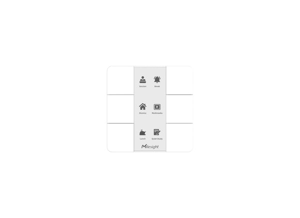 Milesight WS136 LoRaWAN Smart Scene Panel – Multi-Button Wireless Control  (EU868)