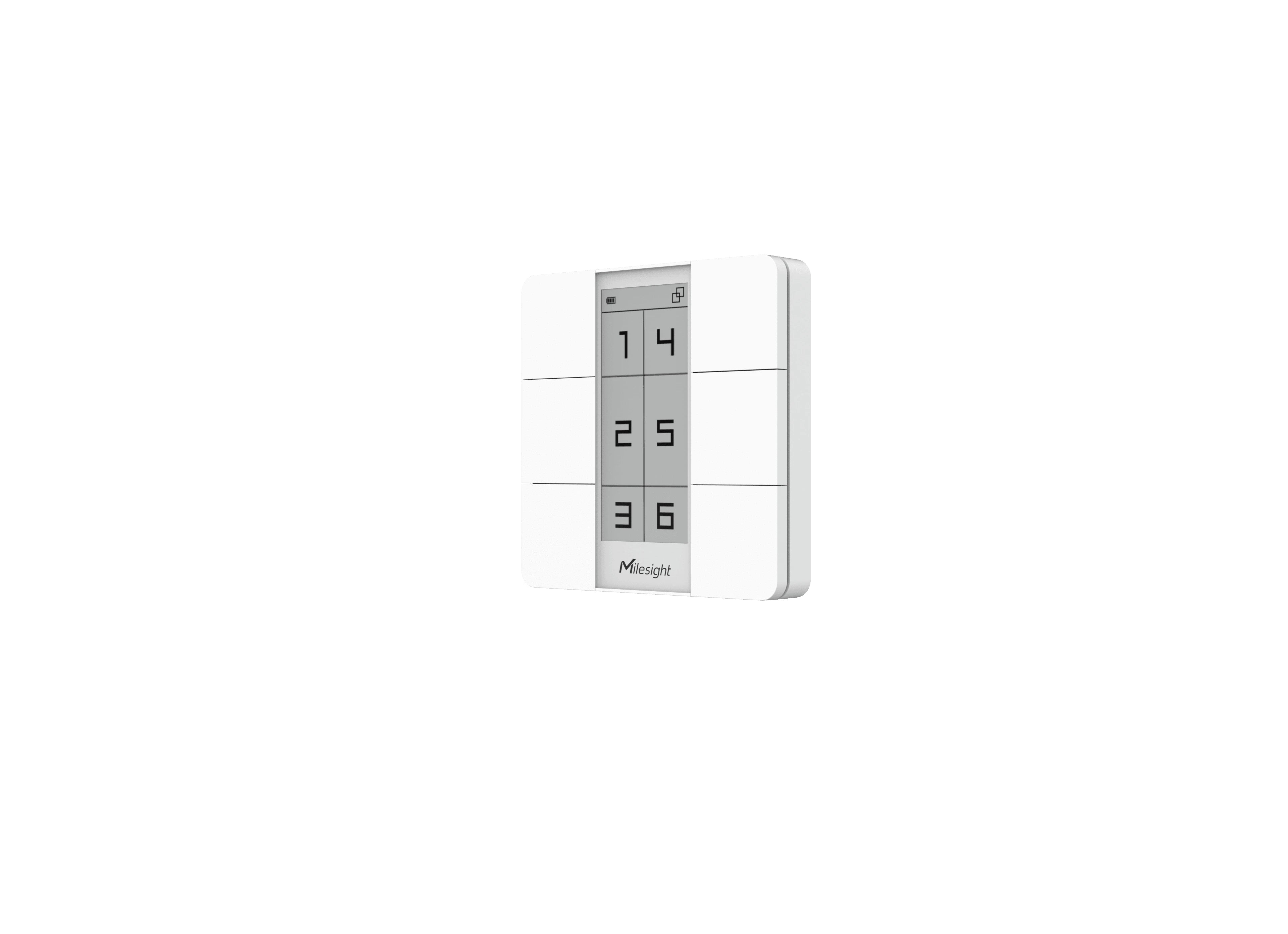 Milesight WS156 LoRaWAN Smart Scene Panel with E-Ink Display – Advanced Wireless Control (EU868)