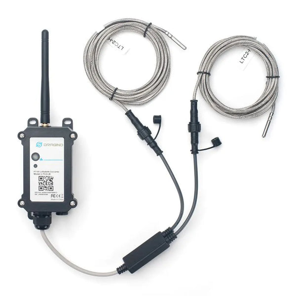 Dragino LTC2-LB Industrial LoRaWAN Dual PT100 Temperature Transmitter (EU868)